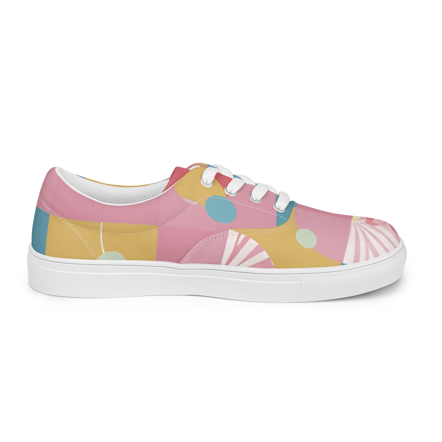 Women’s lace-up canvas shoes