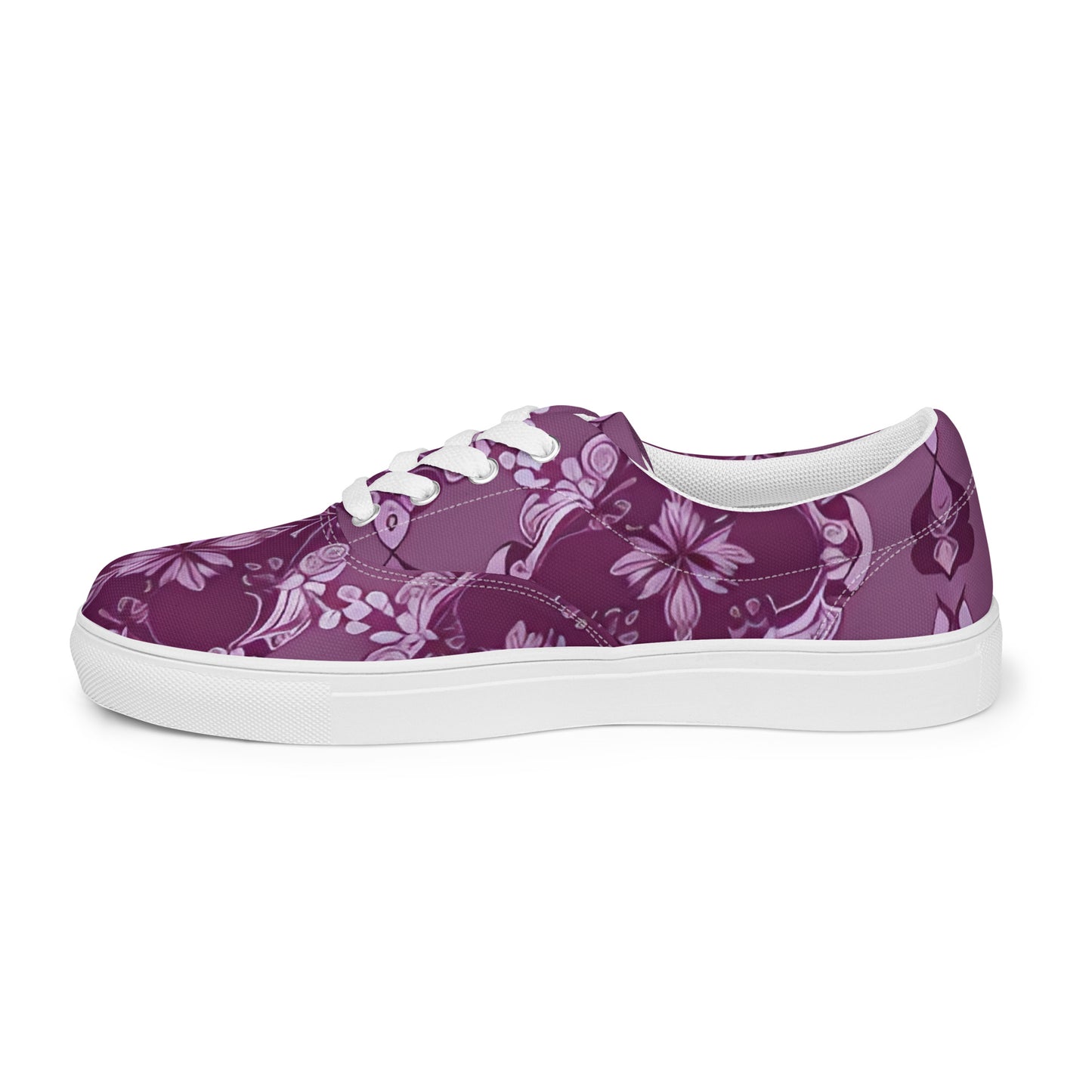 Women’s lace-up canvas shoes