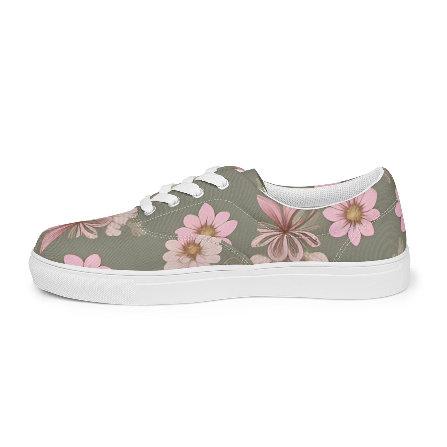 Women’s lace-up canvas shoes