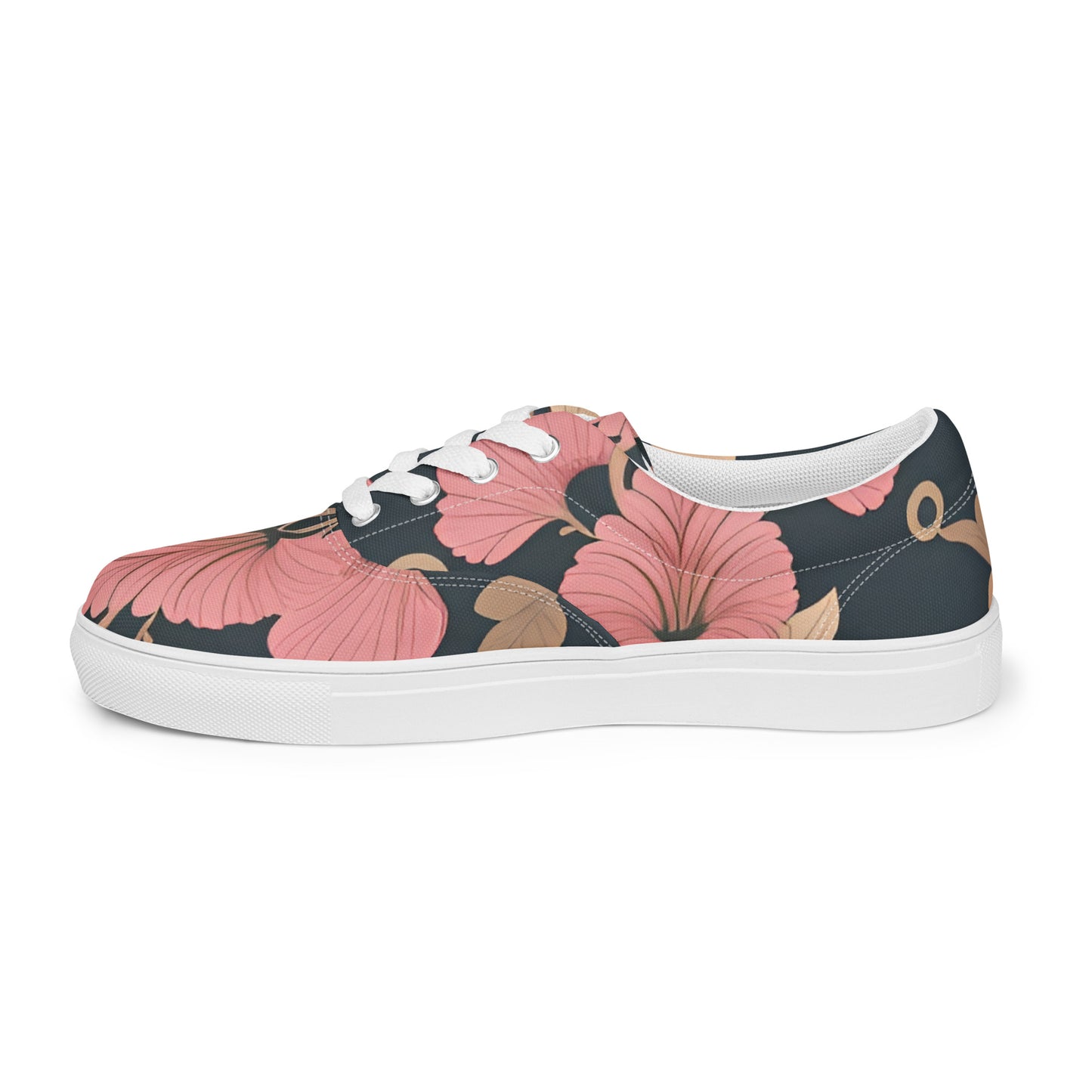 Women’s lace-up canvas shoes