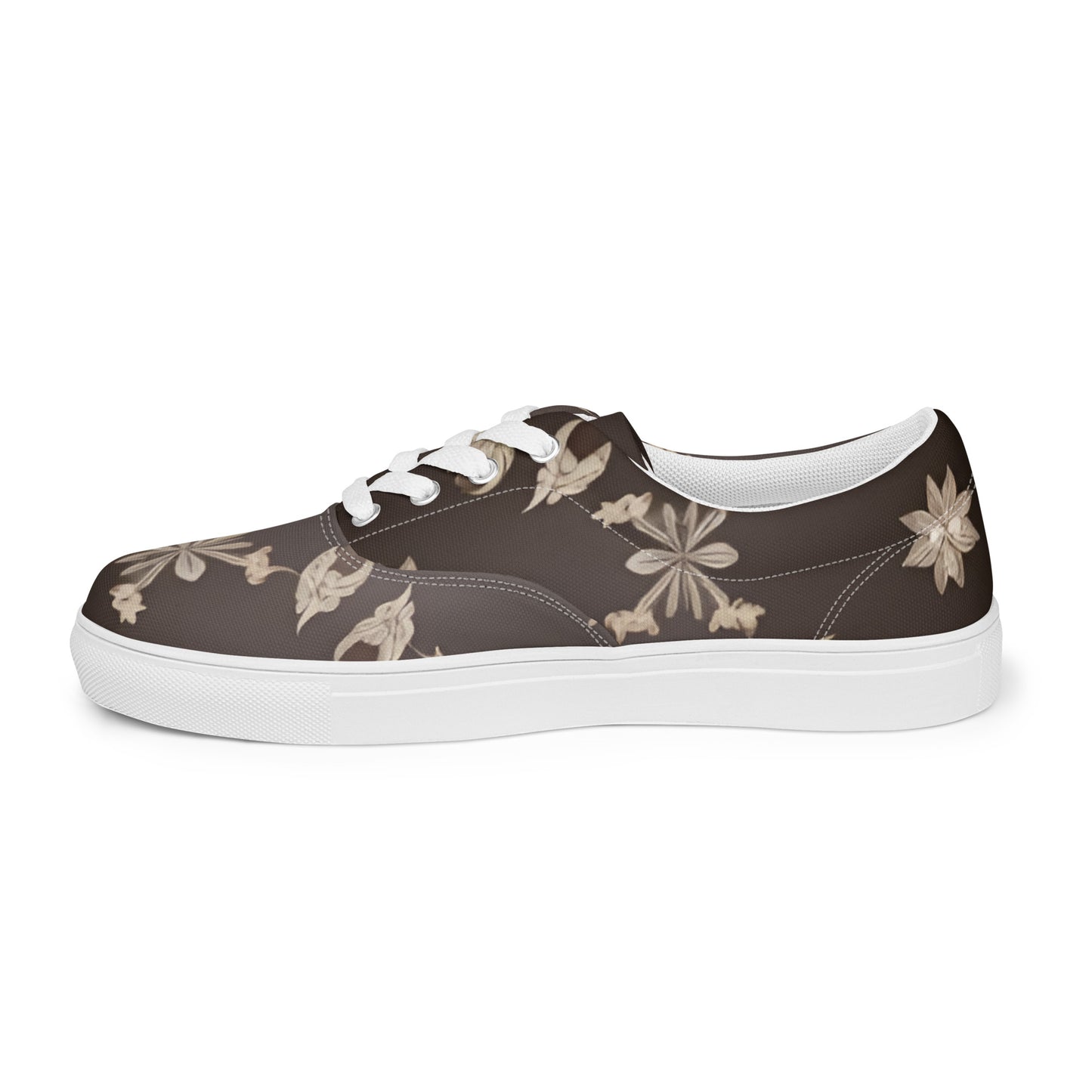 Women’s lace-up canvas shoes