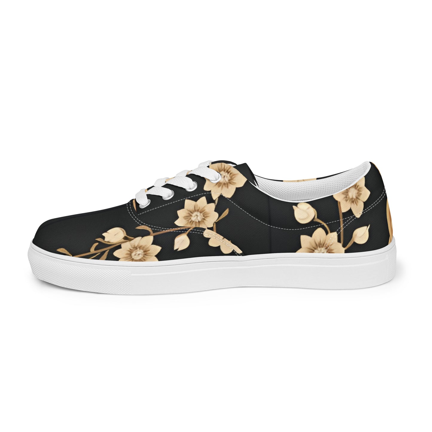 Women’s lace-up canvas shoes