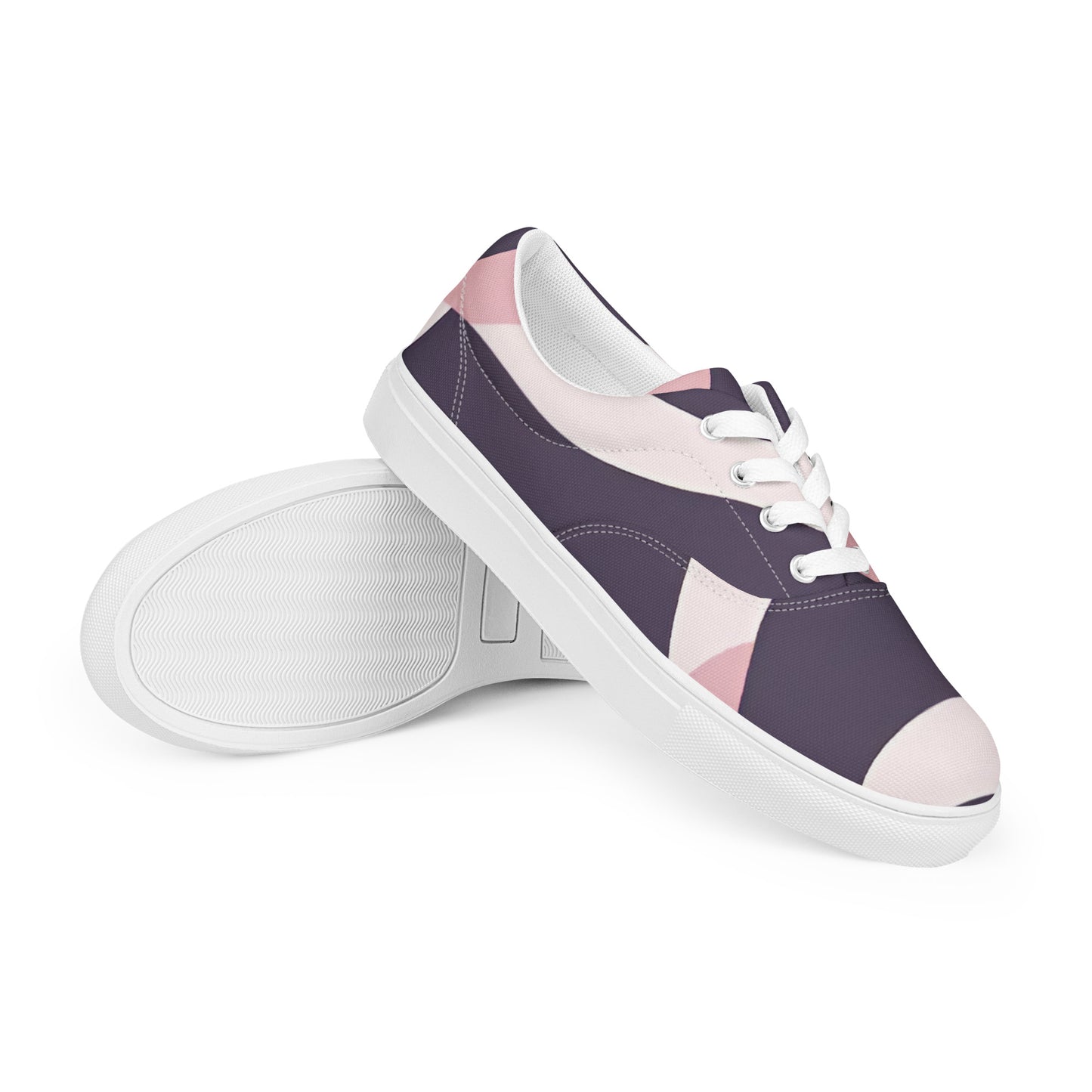 Women’s lace-up canvas shoes