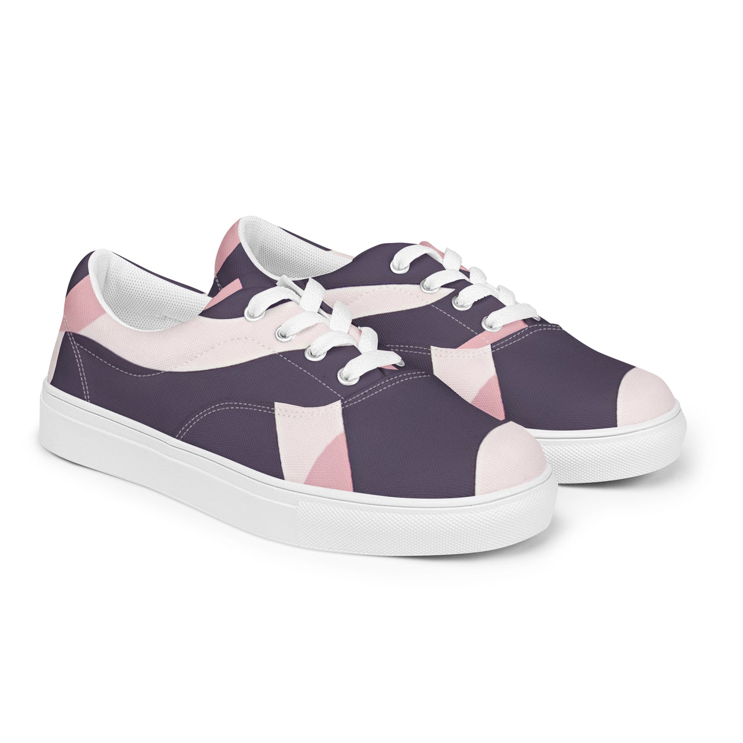 Women’s lace-up canvas shoes