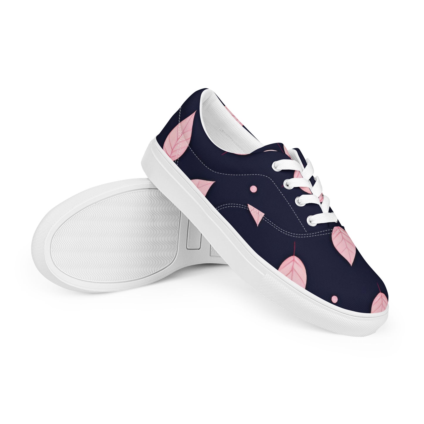 Women’s lace-up canvas shoes