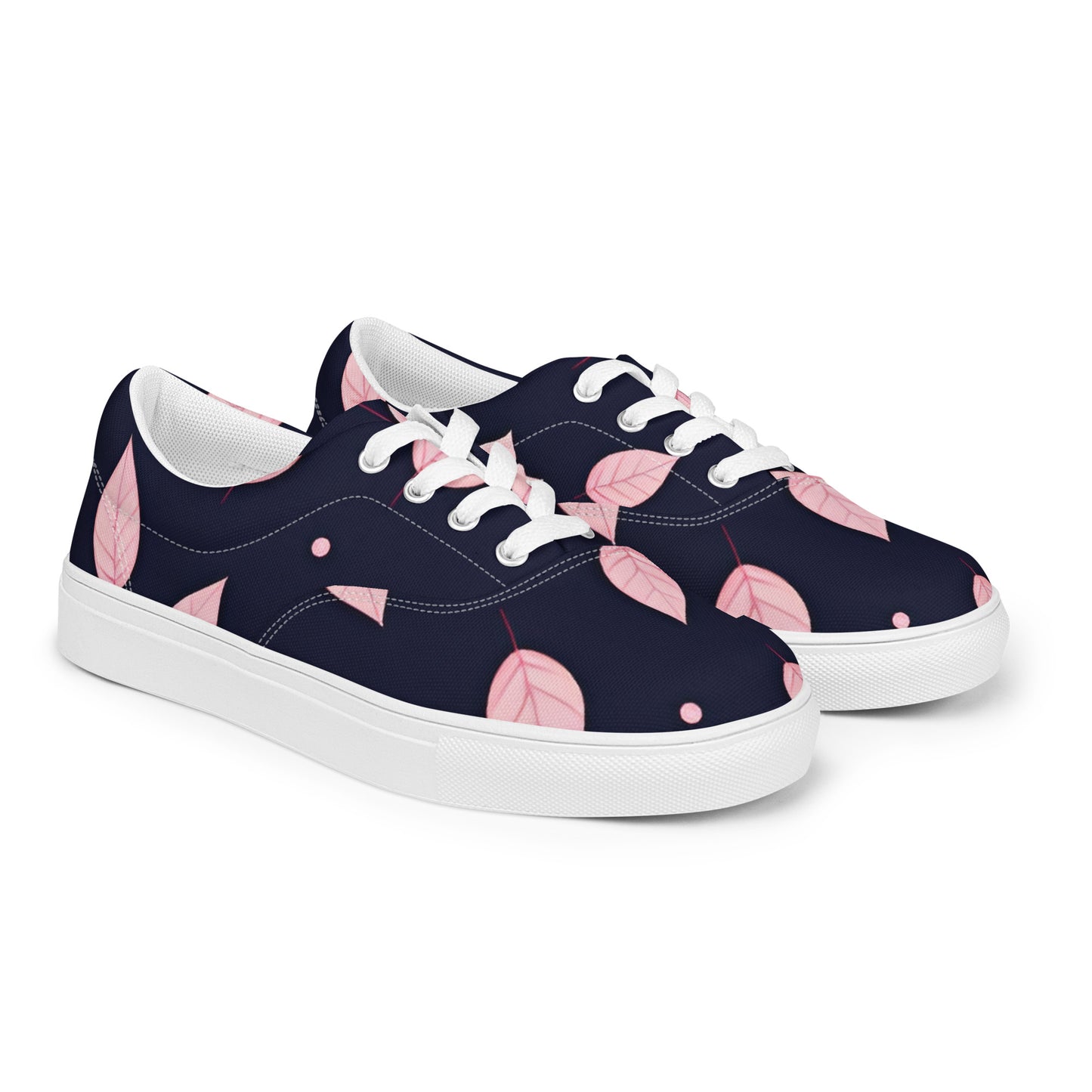 Women’s lace-up canvas shoes