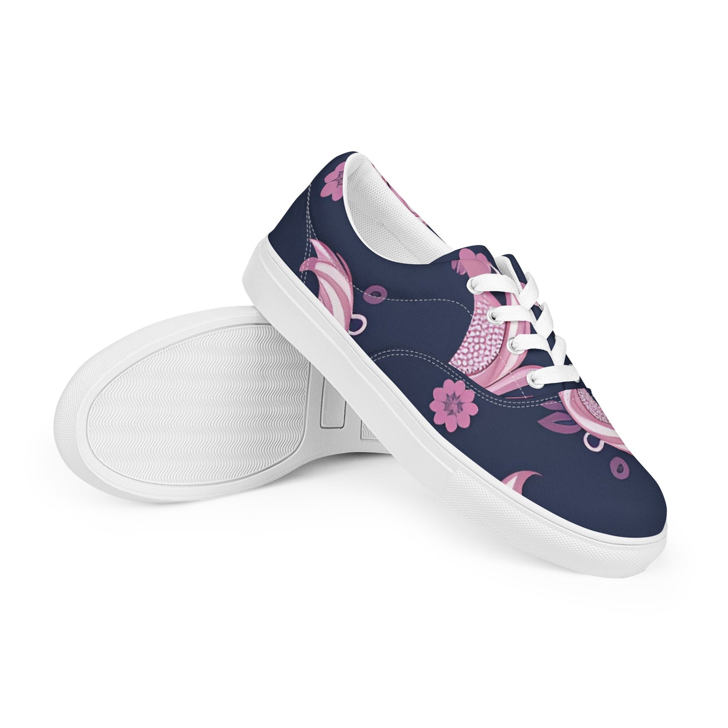 Women’s lace-up canvas shoes