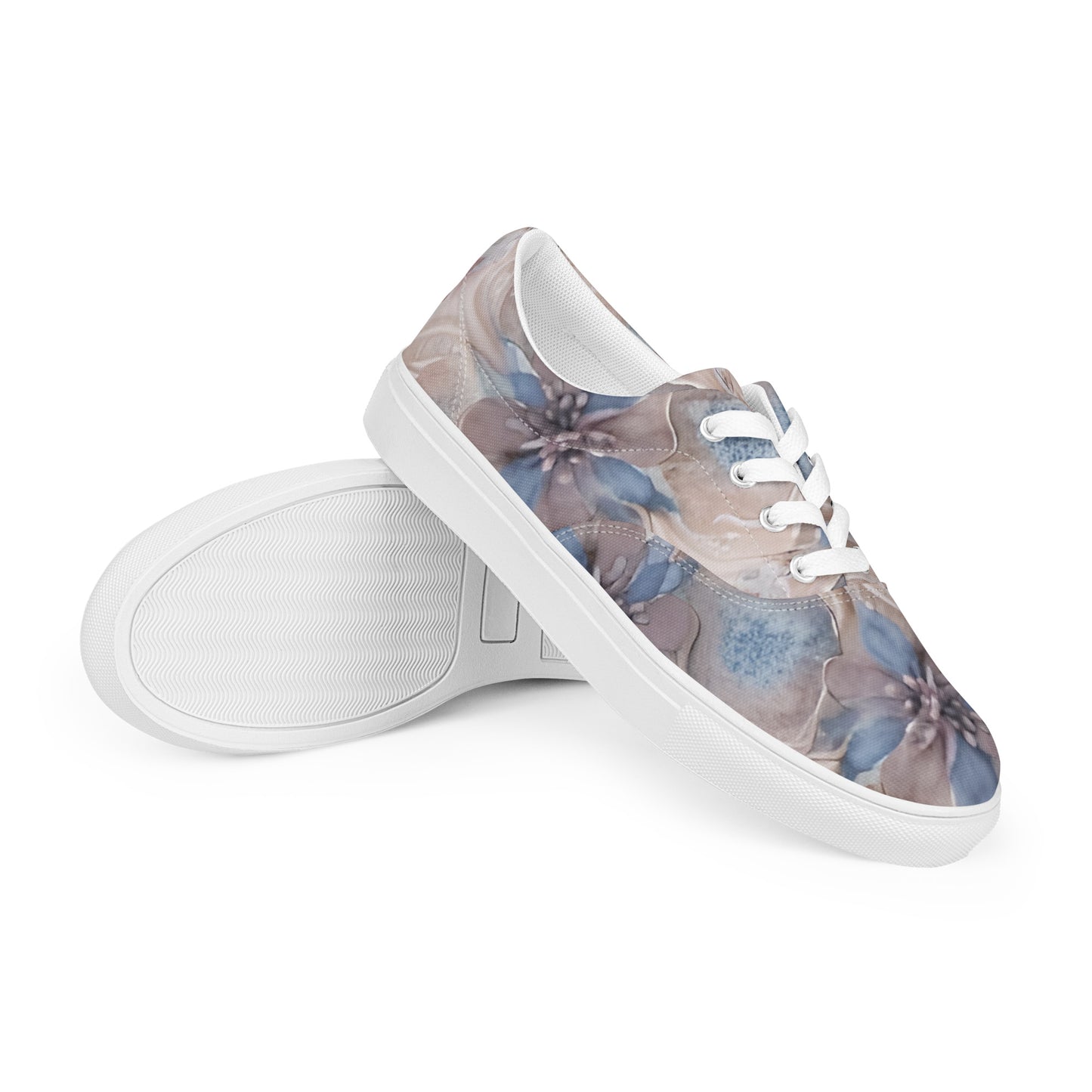 Women’s lace-up canvas shoes