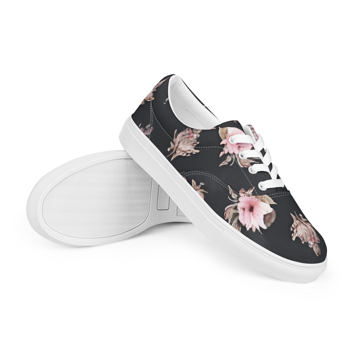 Women’s lace-up canvas shoes