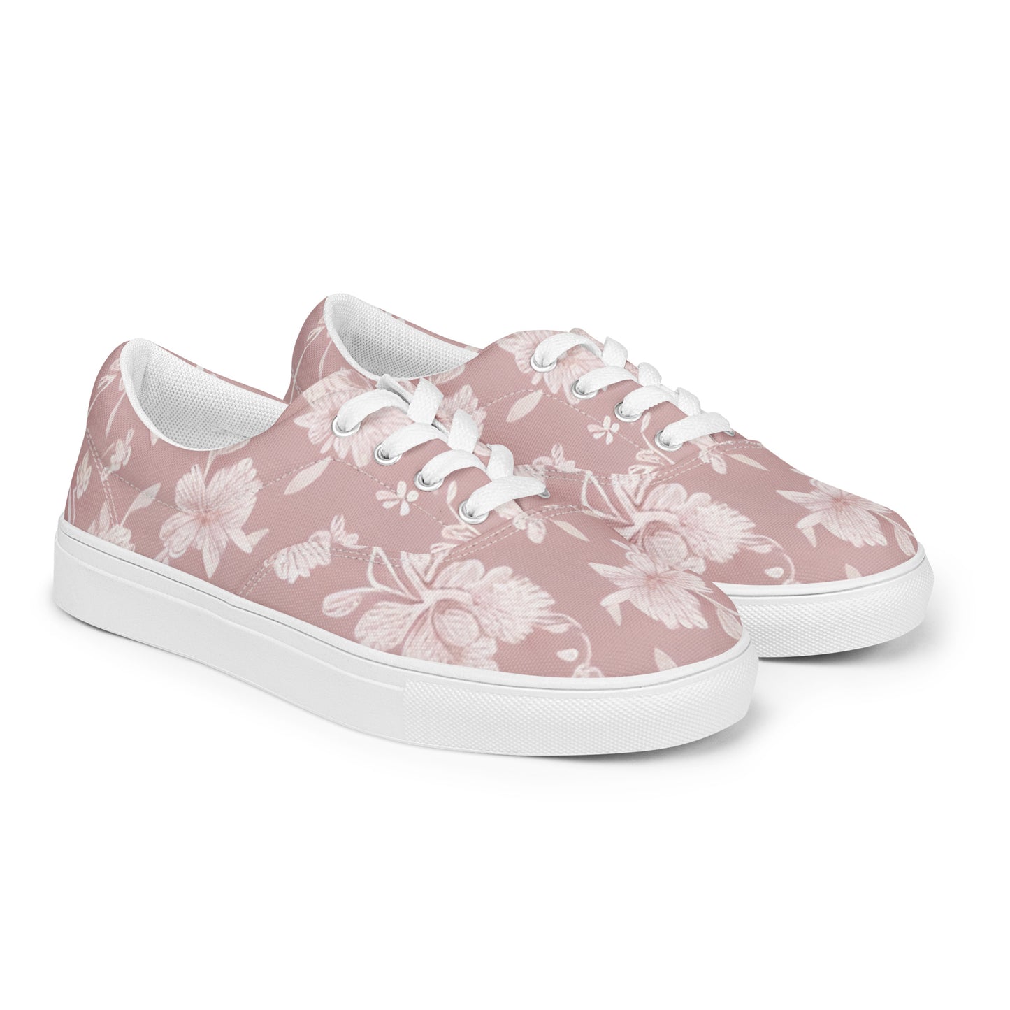 Women’s lace-up canvas shoes