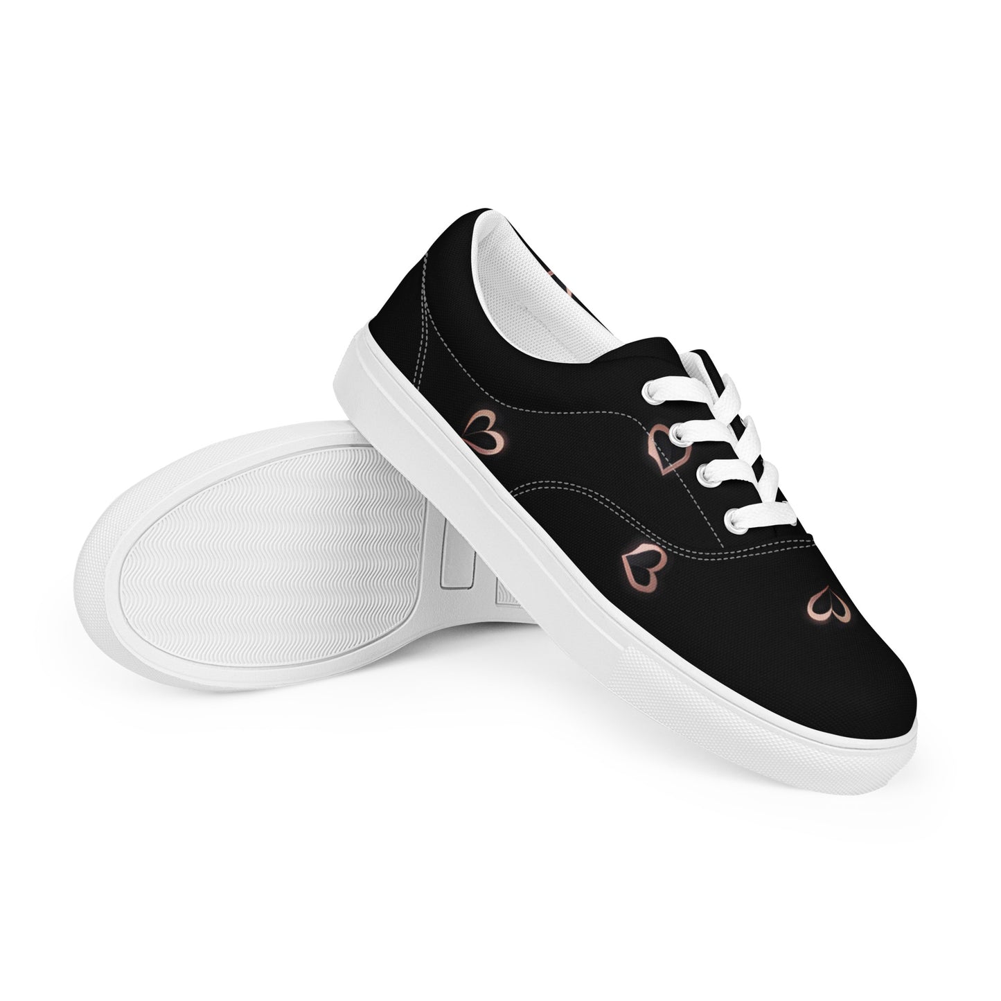 Women’s lace-up canvas shoes