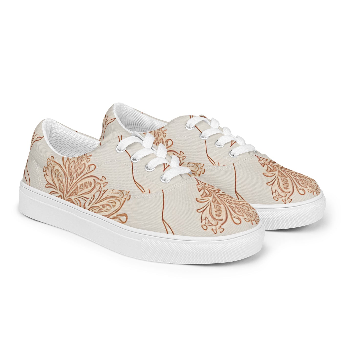 Women’s lace-up canvas shoes