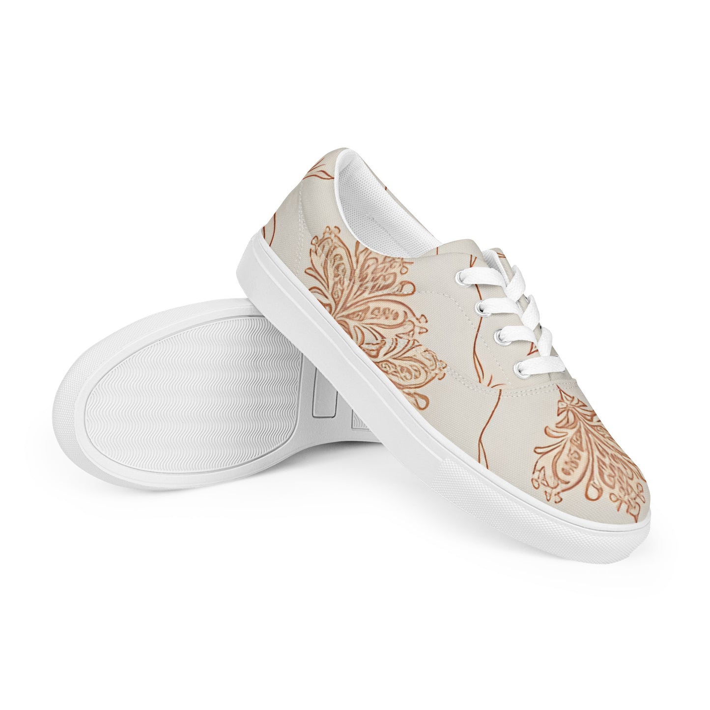 Women’s lace-up canvas shoes