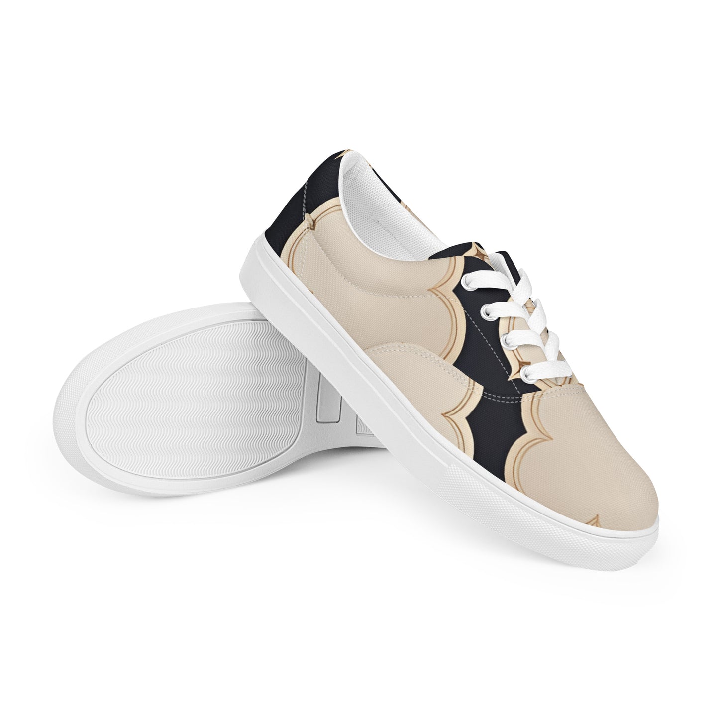 Women’s lace-up canvas shoes