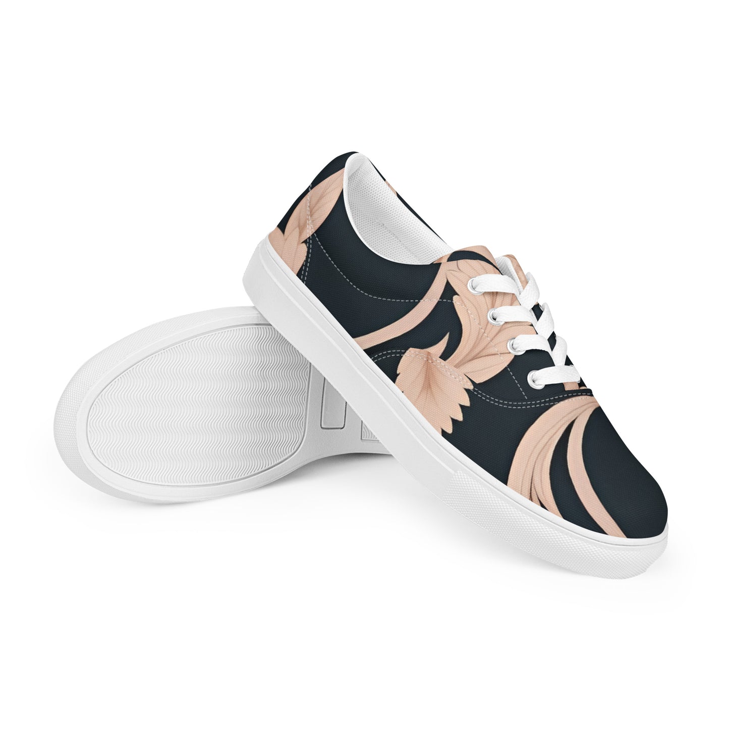 Women’s lace-up canvas shoes