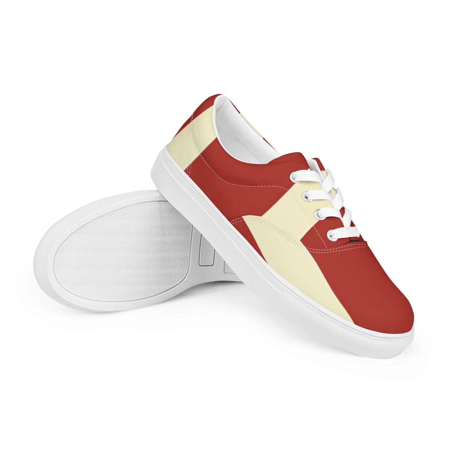 Women’s lace-up canvas shoes