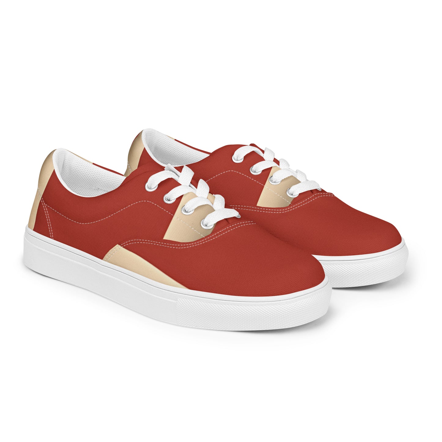 Women’s lace-up canvas shoes