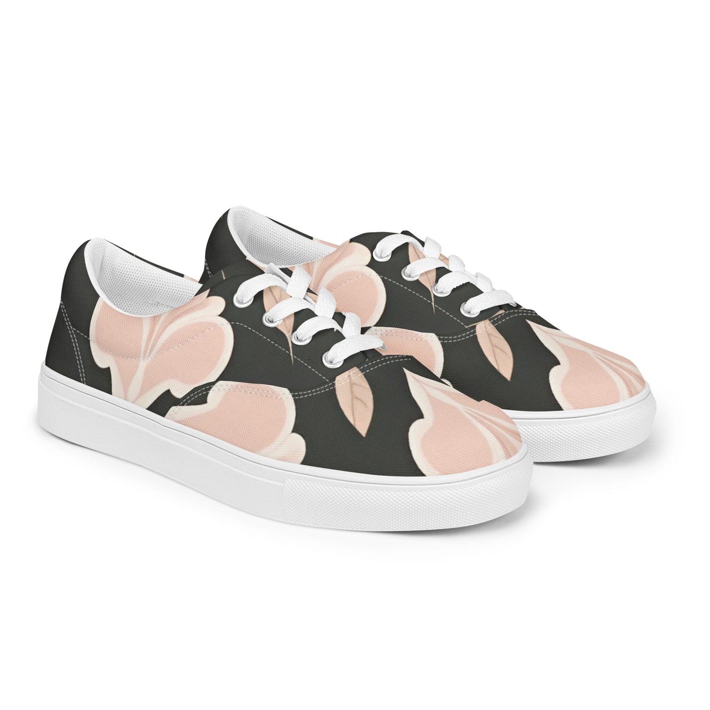 Women’s lace-up canvas shoes