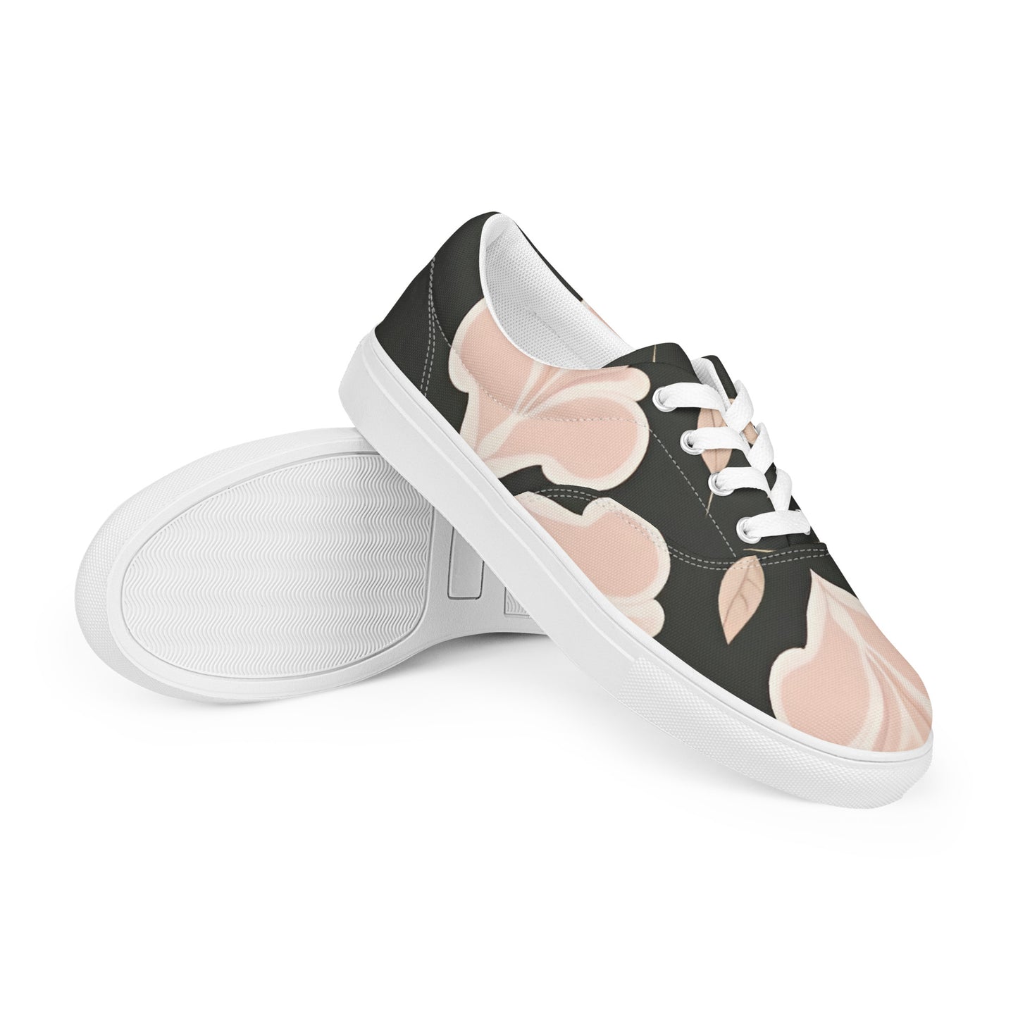 Women’s lace-up canvas shoes