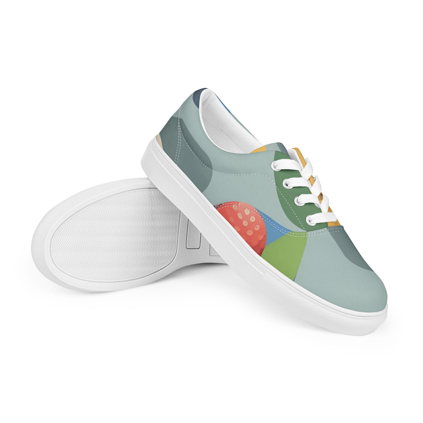 Women’s lace-up canvas shoes