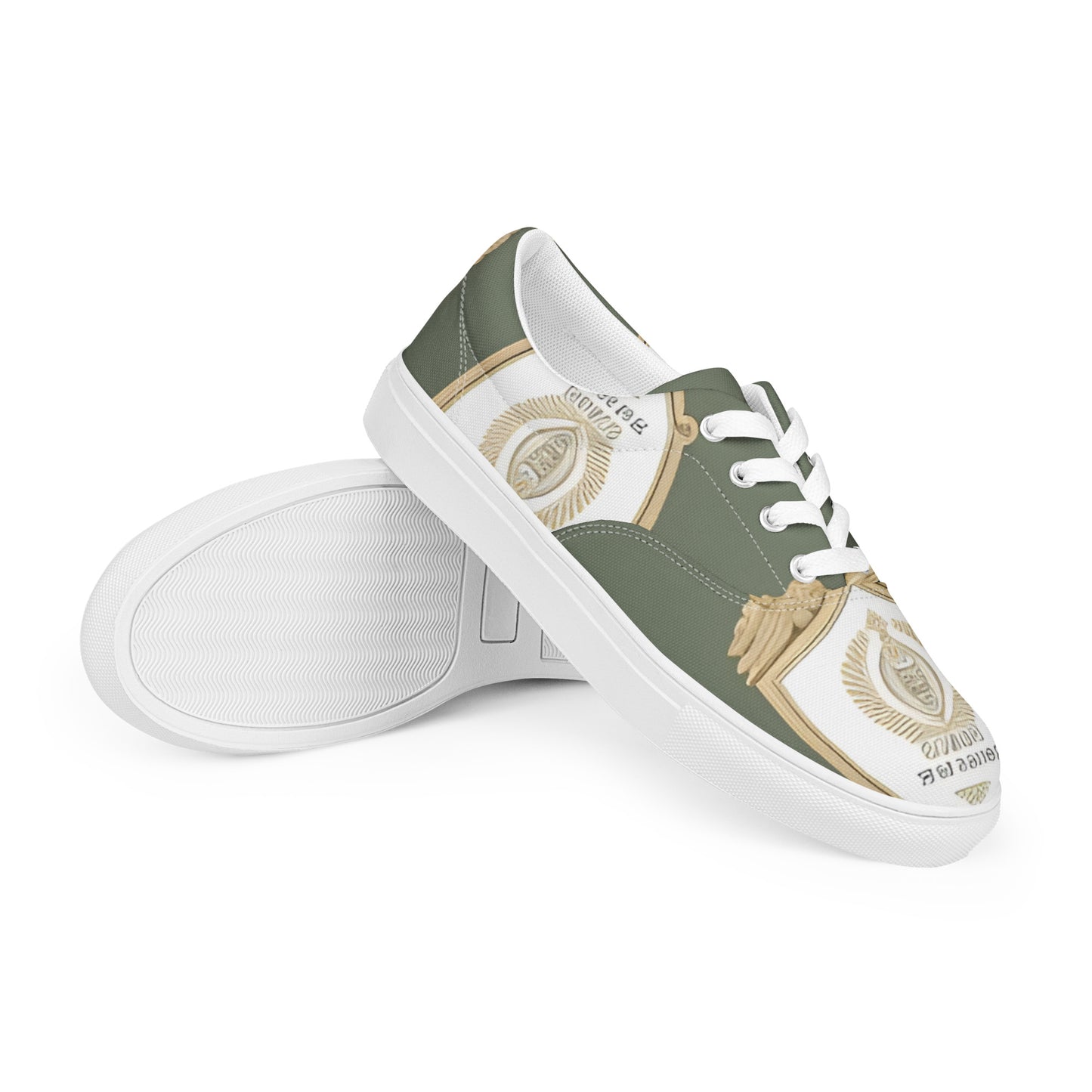 Women’s lace-up canvas shoes