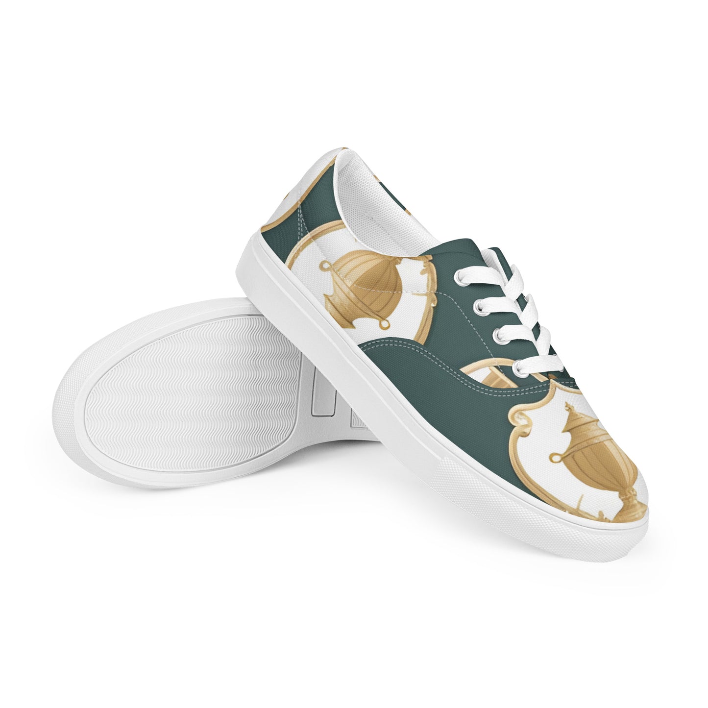 Women’s lace-up canvas shoes