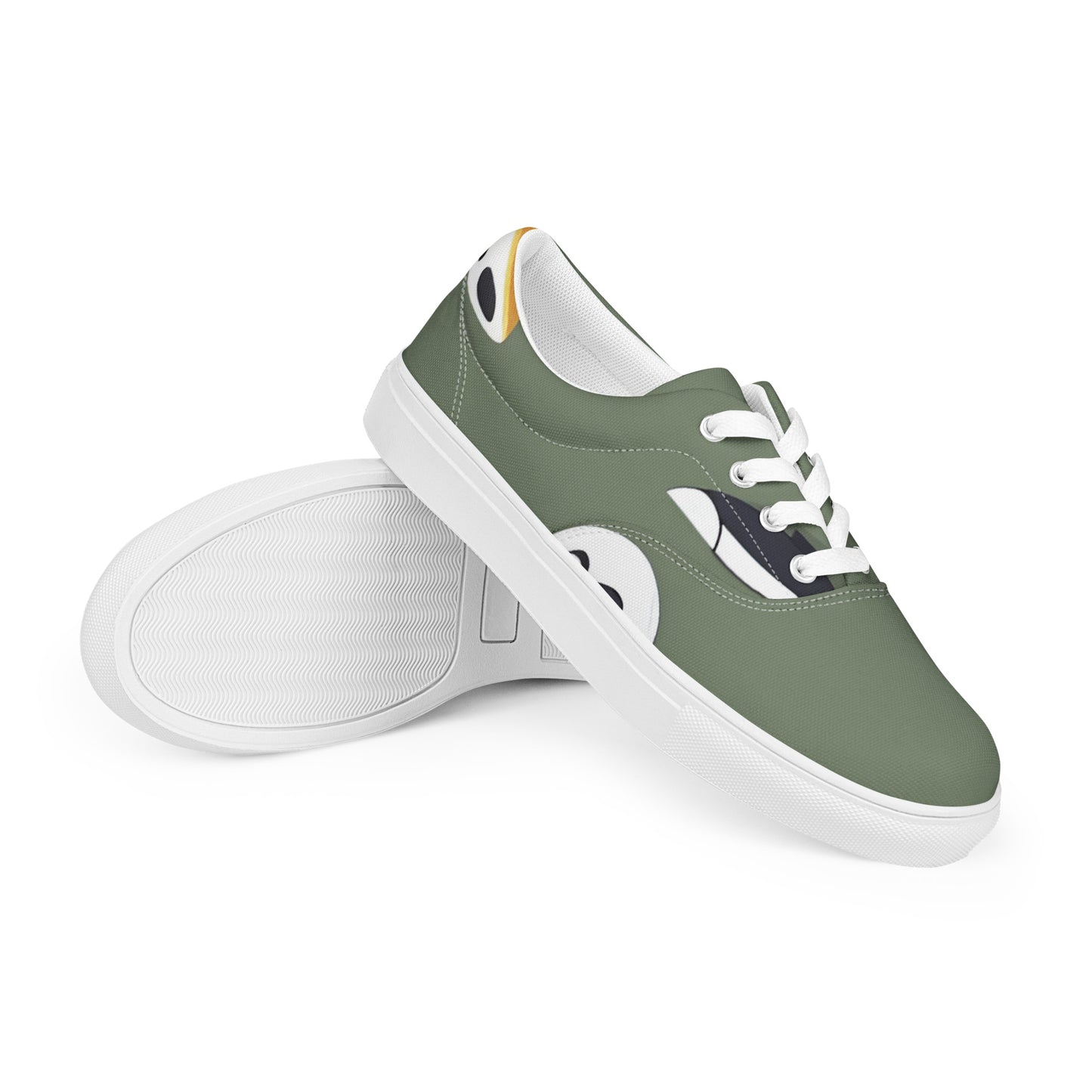 Women’s lace-up canvas shoes