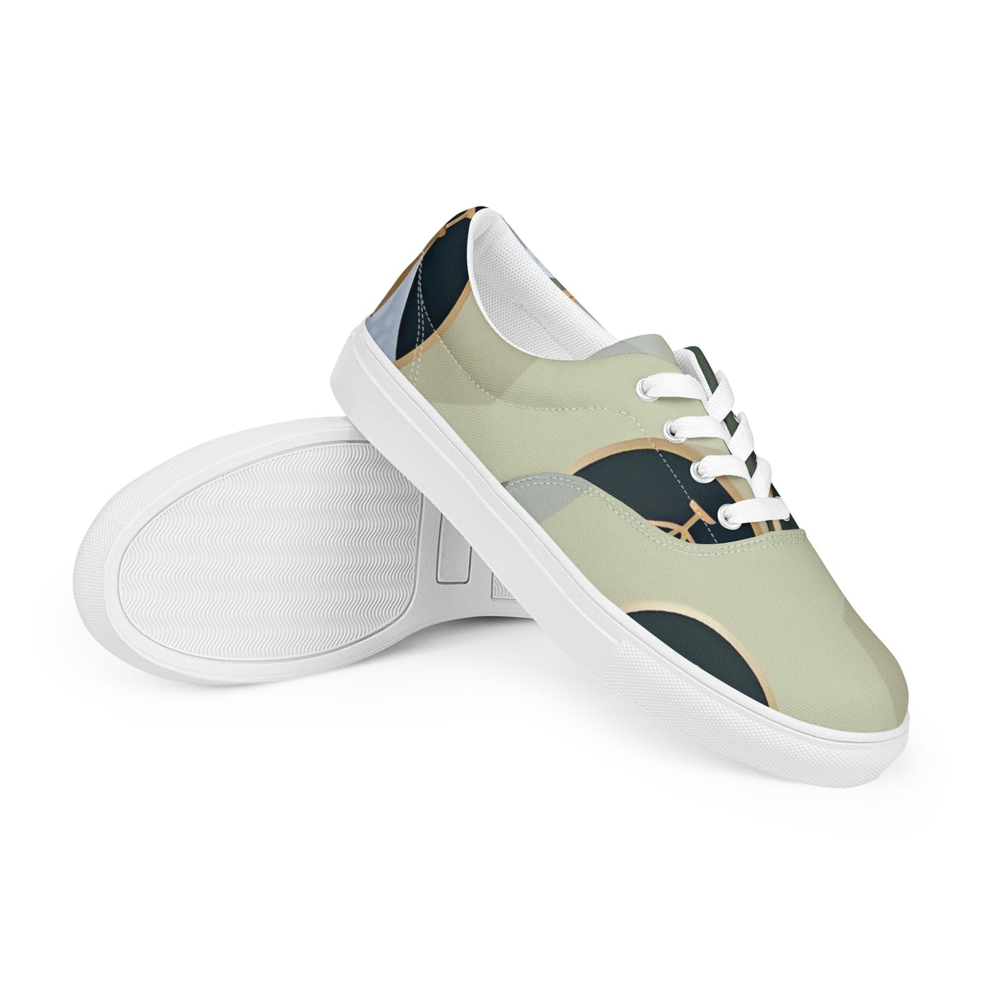 Women’s lace-up canvas shoes