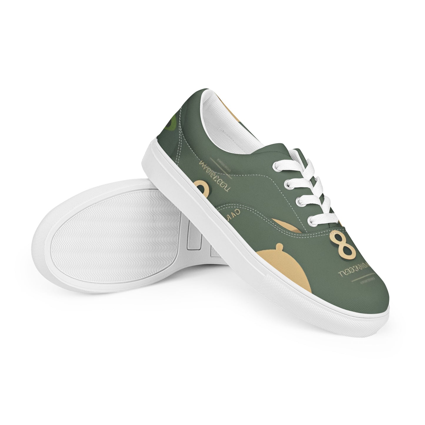 Women’s lace-up canvas shoes