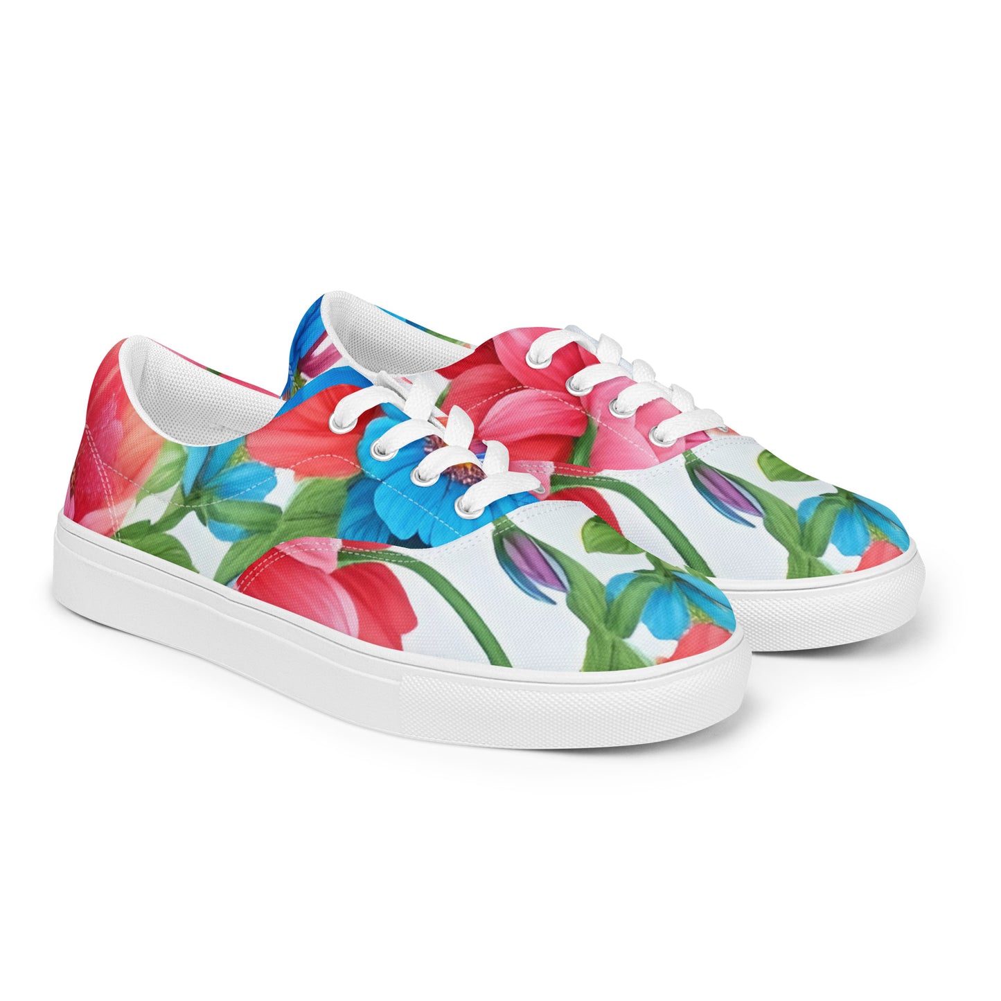 Women’s lace-up canvas shoes