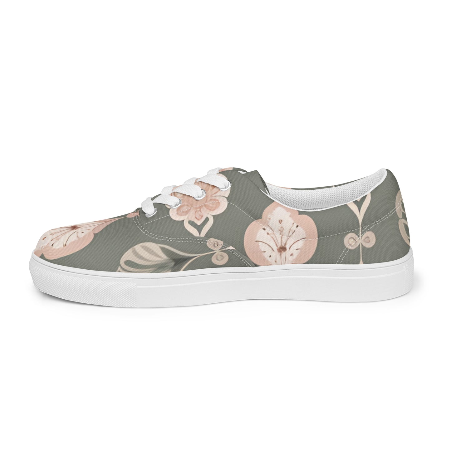 Women’s lace-up canvas shoes