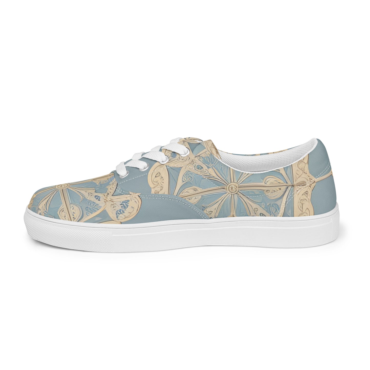 Women’s lace-up canvas shoes