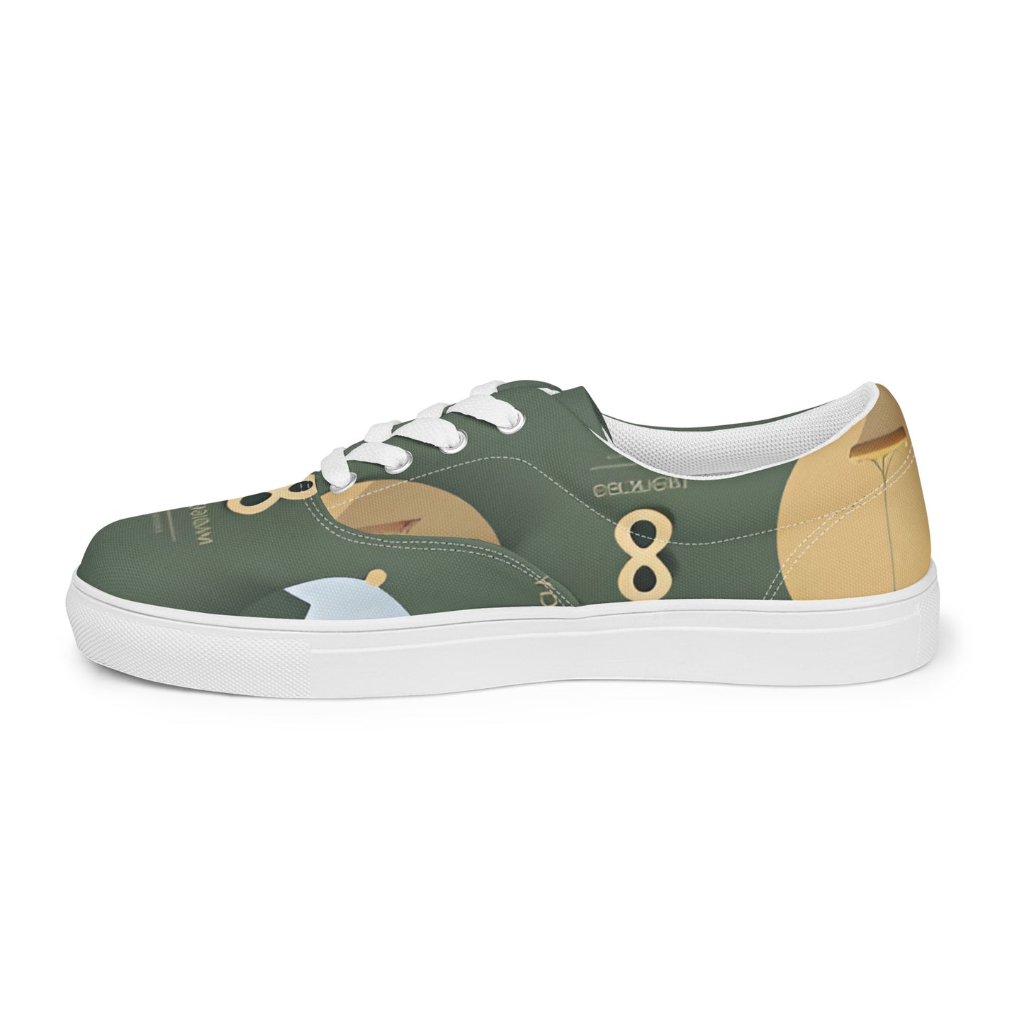 Women’s lace-up canvas shoes