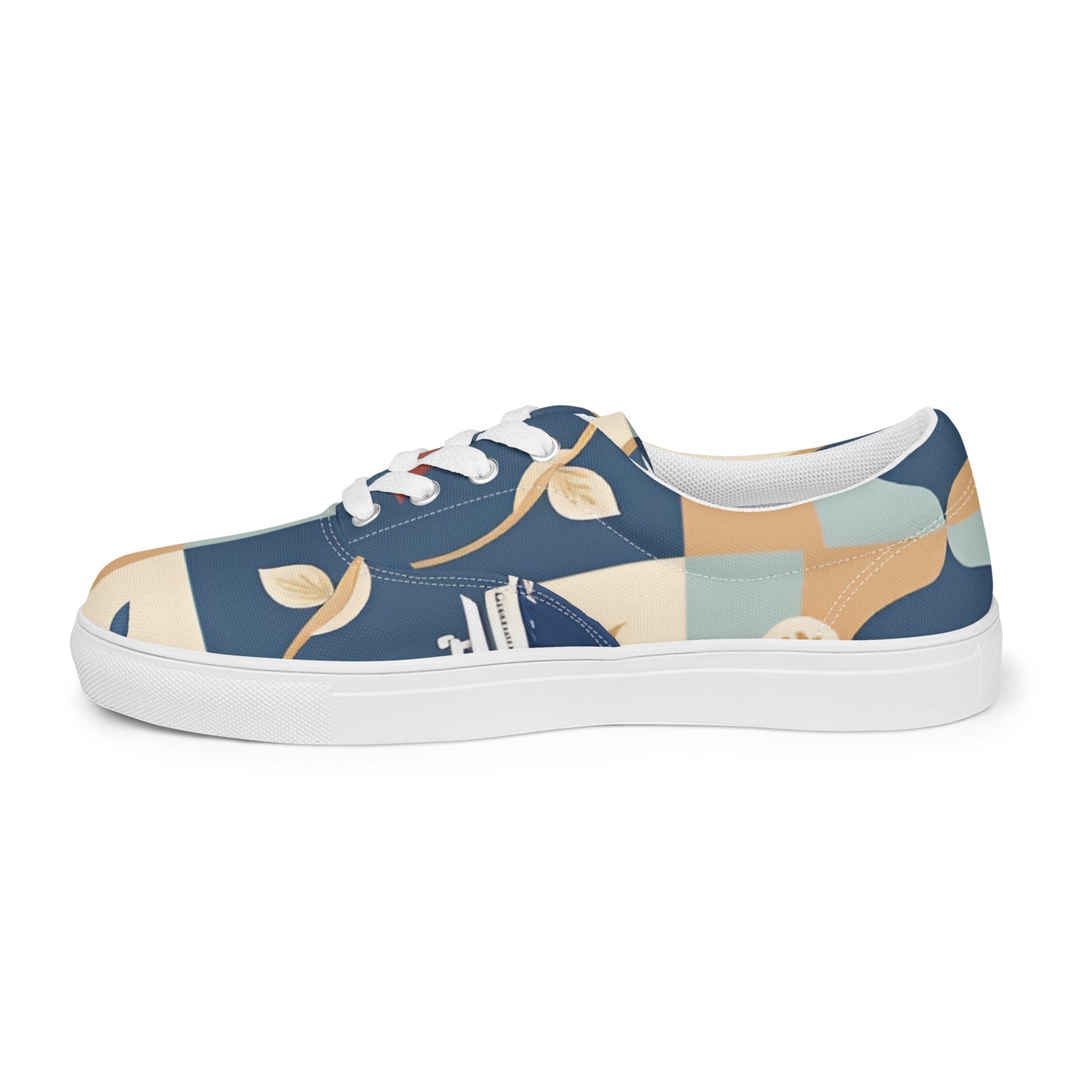 Women’s lace-up canvas shoes