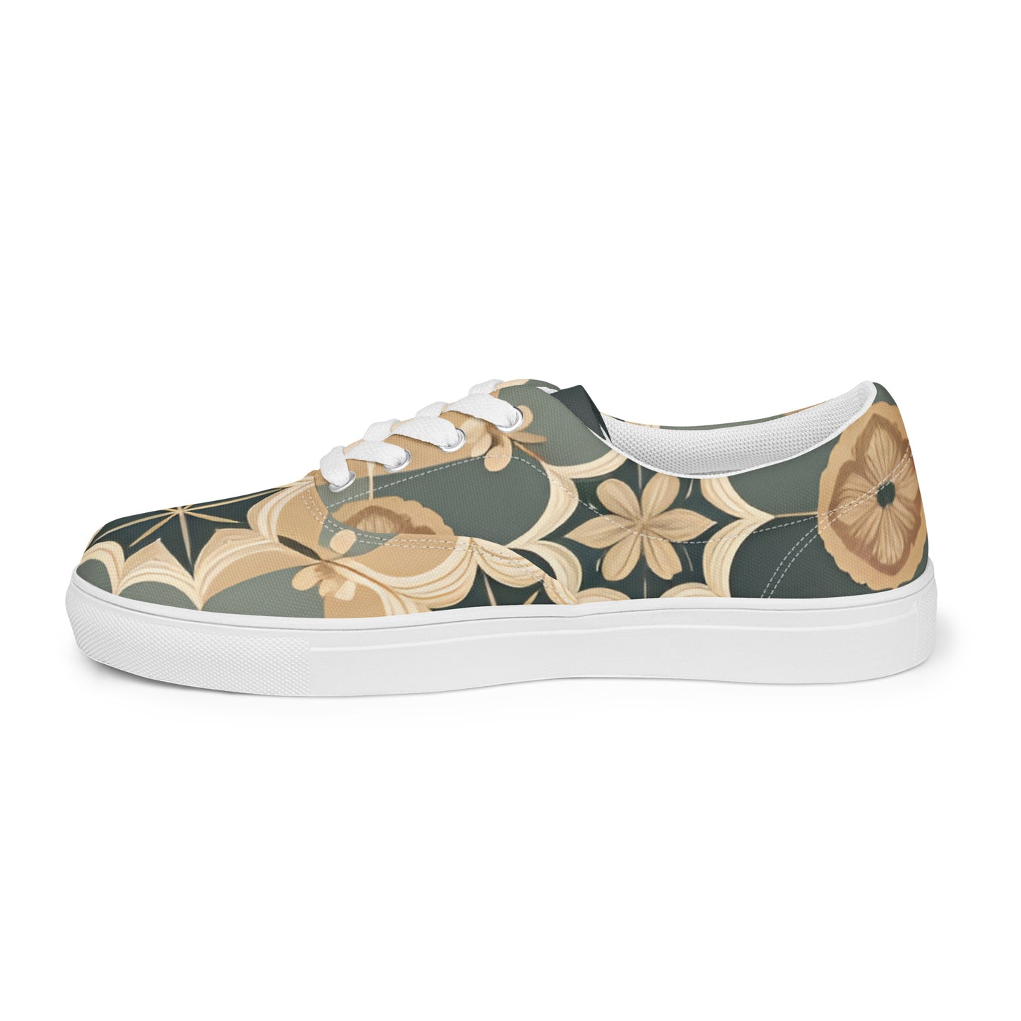 Women’s lace-up canvas shoes