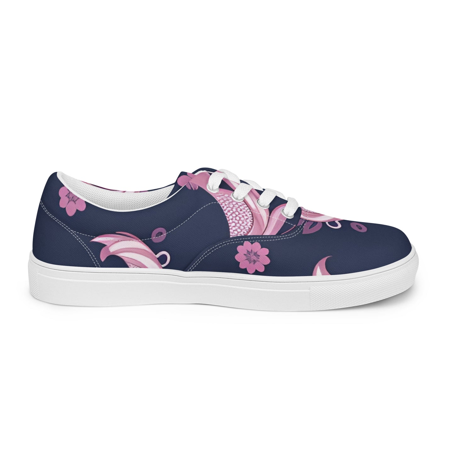 Women’s lace-up canvas shoes