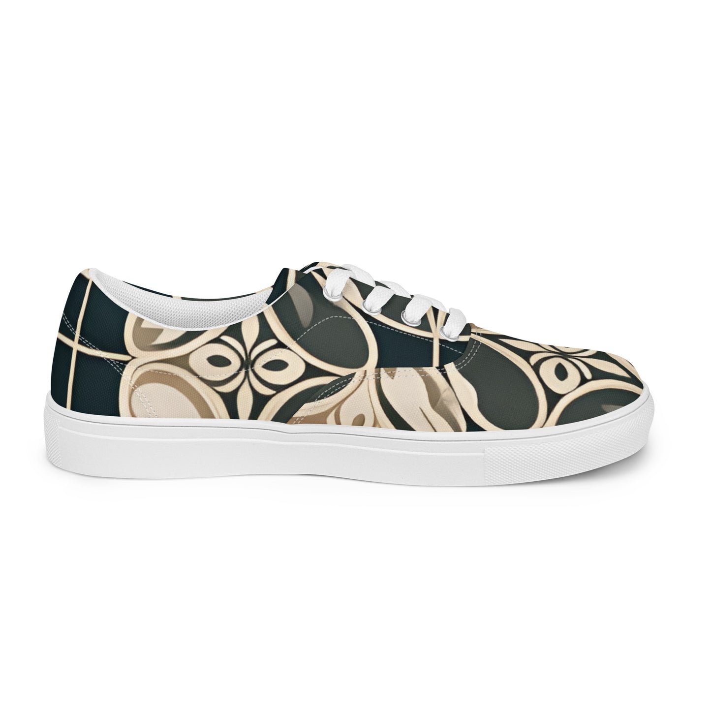 Women’s lace-up canvas shoes