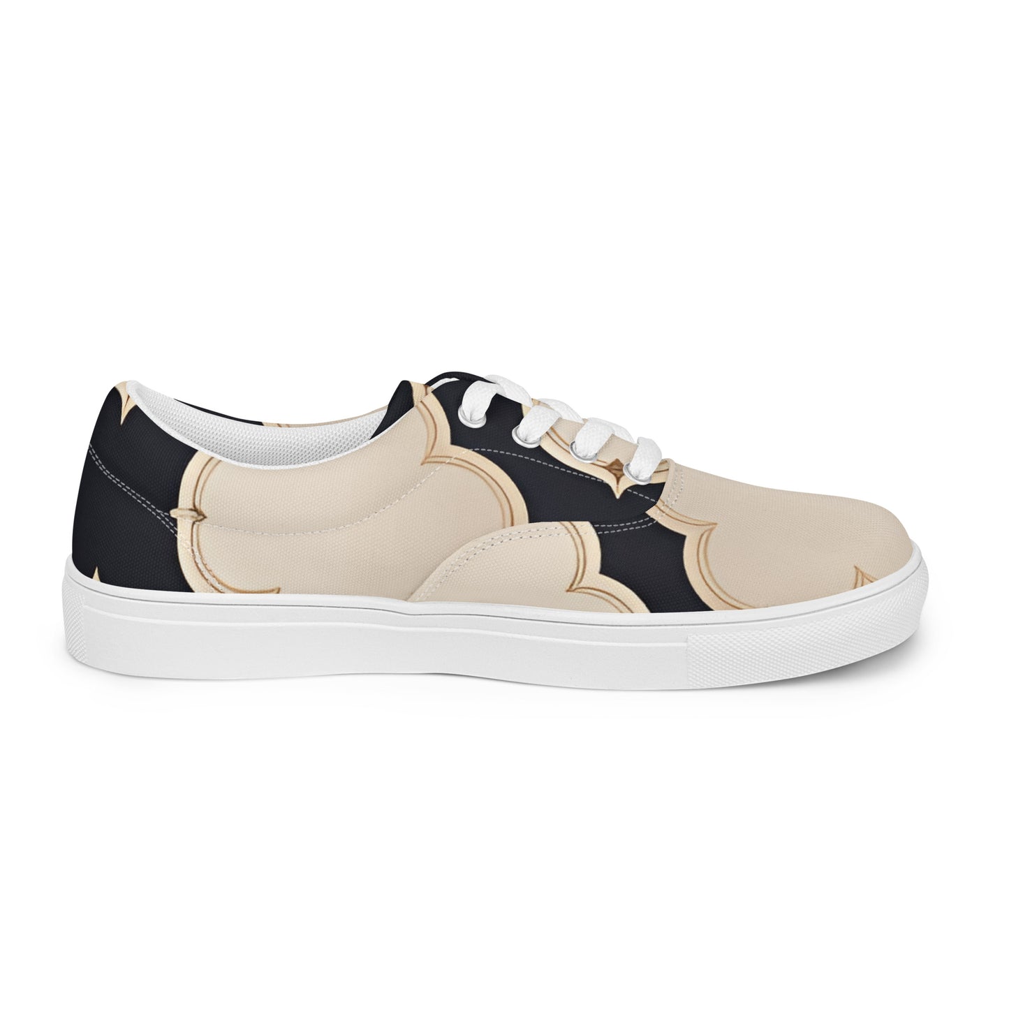 Women’s lace-up canvas shoes