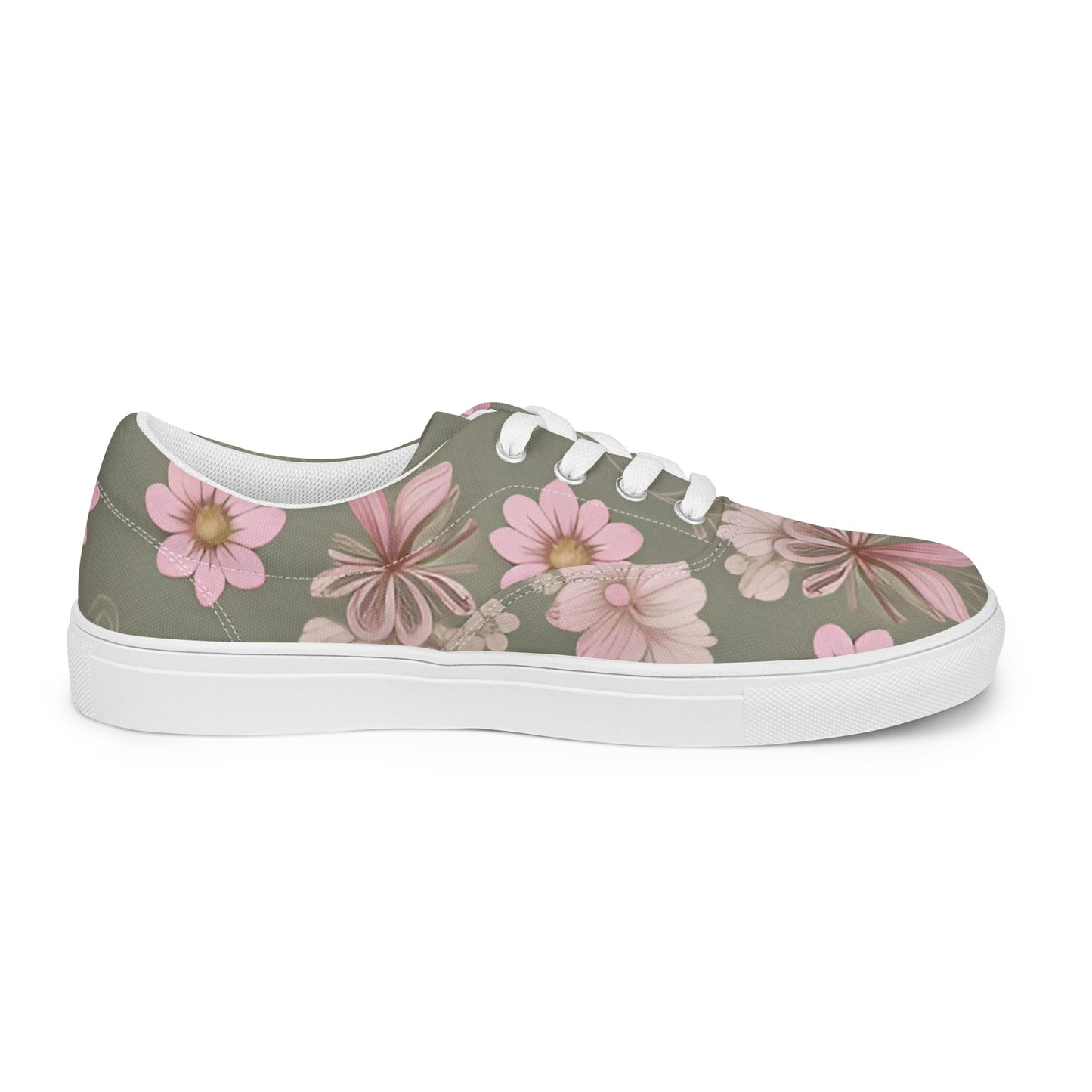 Women’s lace-up canvas shoes