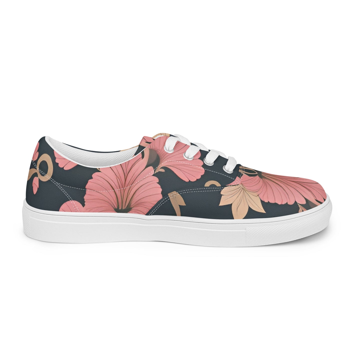 Women’s lace-up canvas shoes