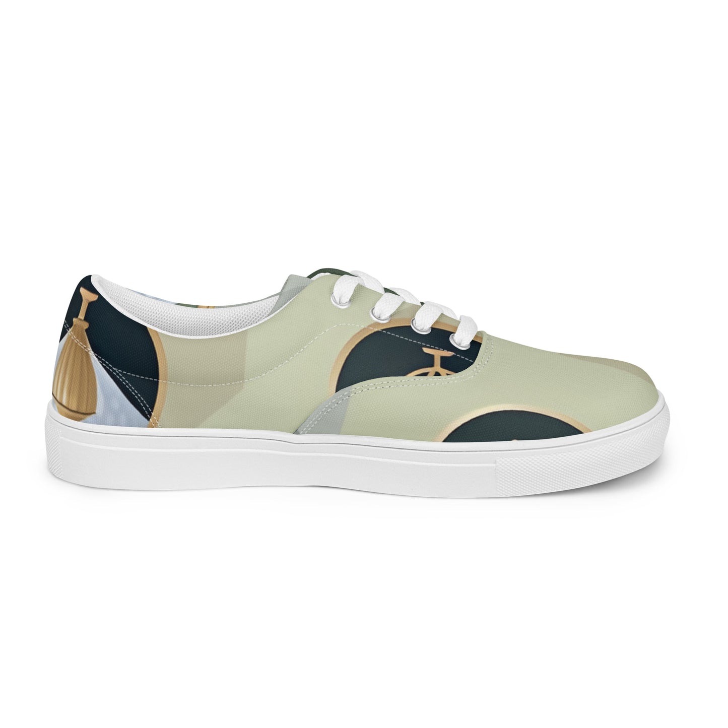 Women’s lace-up canvas shoes