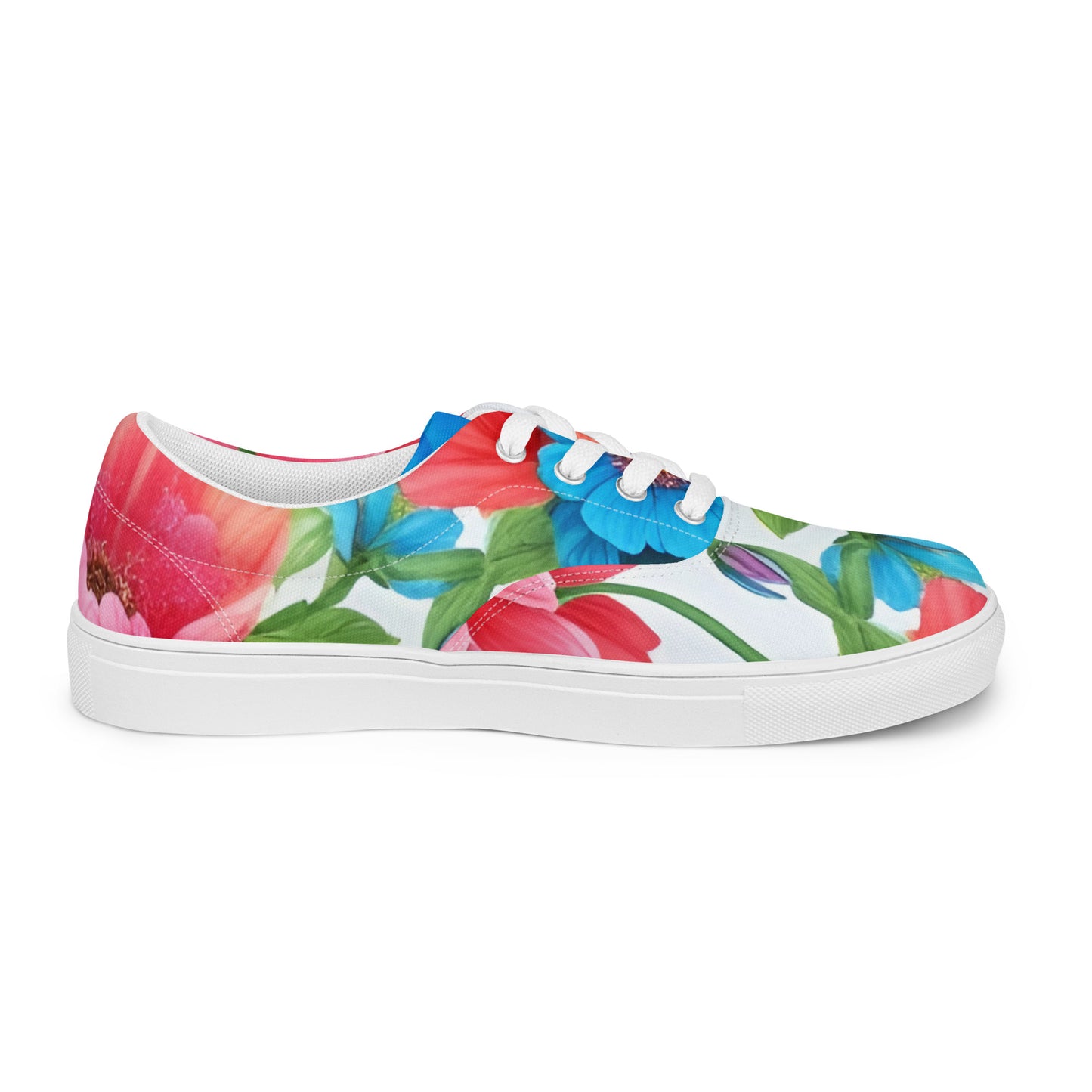 Women’s lace-up canvas shoes