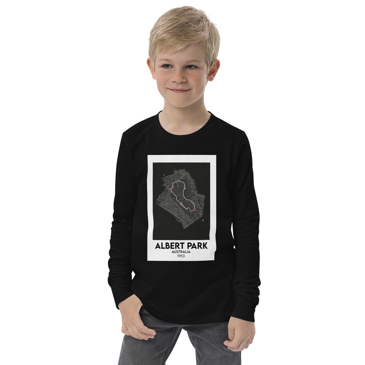 THEME Youth long sleeve tee