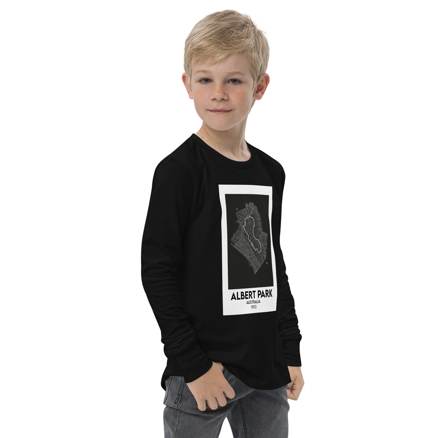 THEME Youth long sleeve tee