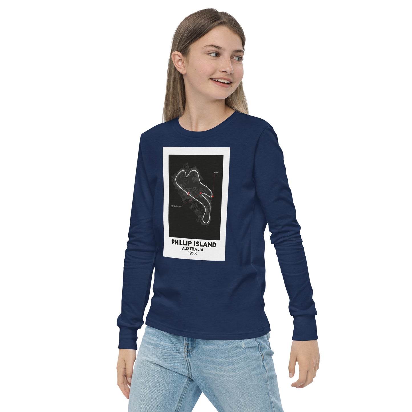 THEME Youth long sleeve tee