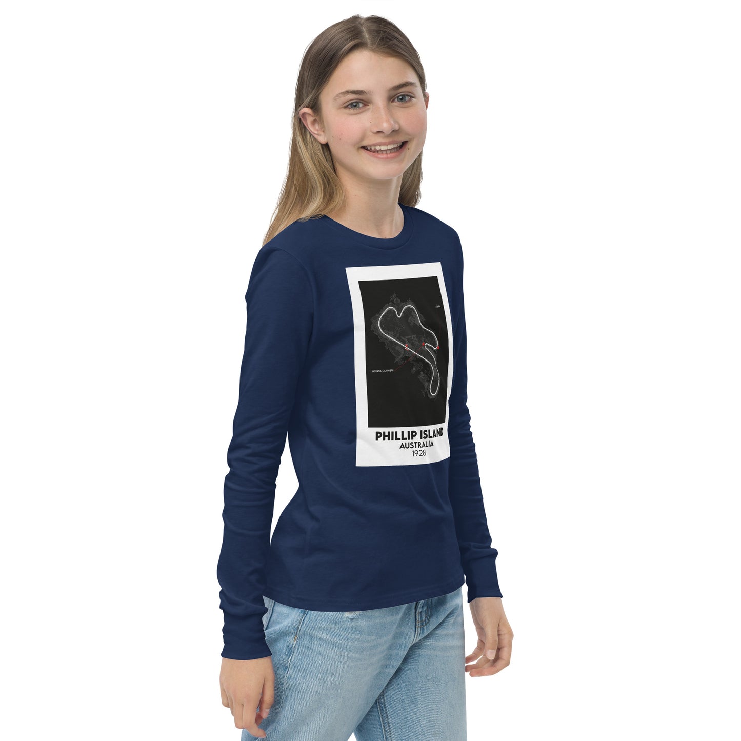 THEME Youth long sleeve tee