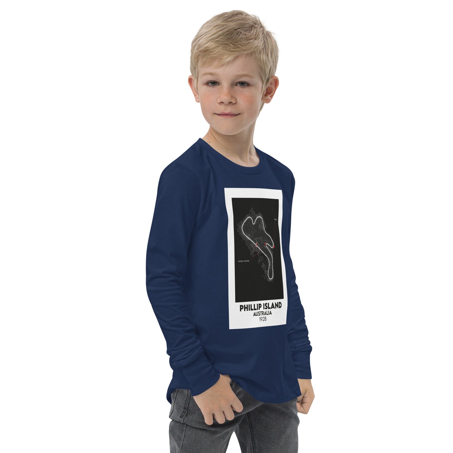 THEME Youth long sleeve tee