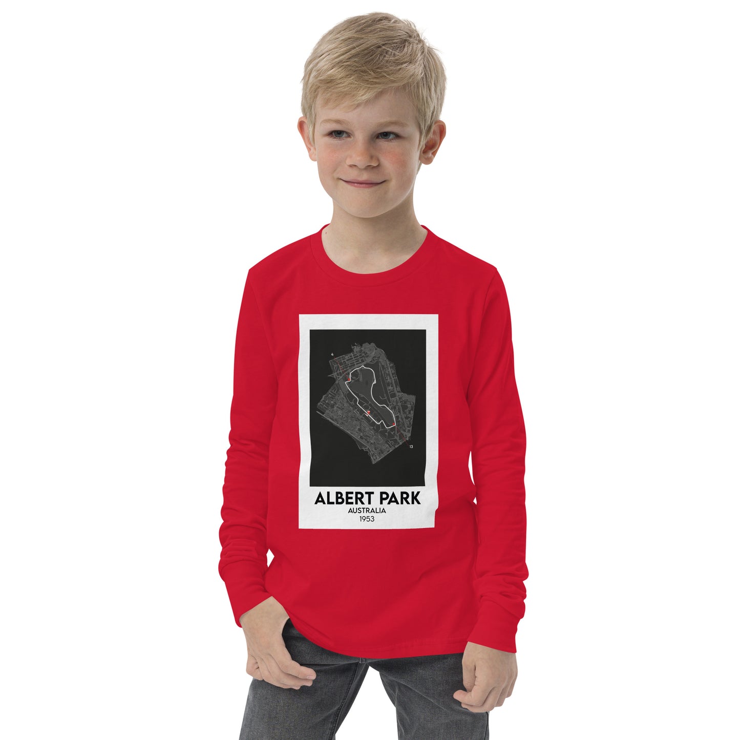 THEME Youth long sleeve tee