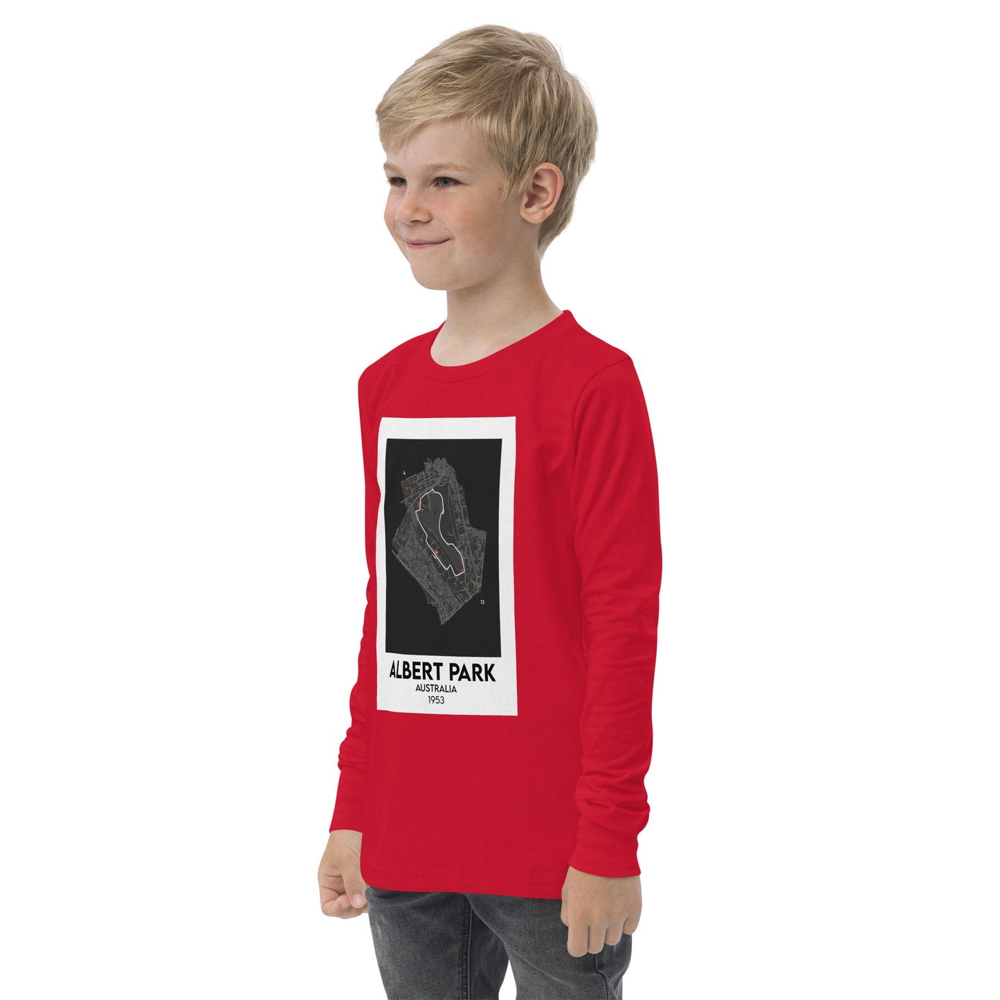 THEME Youth long sleeve tee