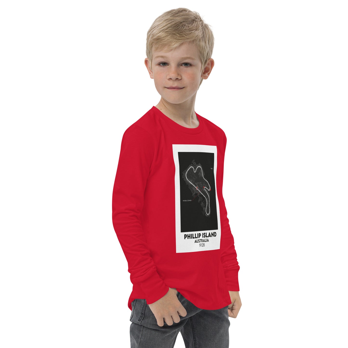 THEME Youth long sleeve tee